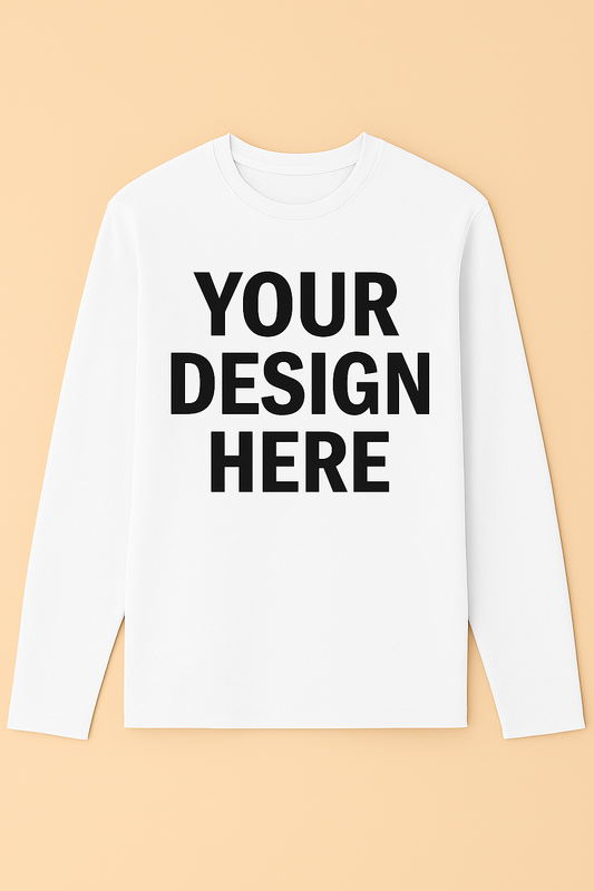 Custom Long Sleeve Shirt| Design your own Tee| Personalized Unisex Top| Custom Logo or Text